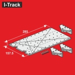 Hacker-Model HCTMC24190DV - H0 - Anschluss-Segmente für Märklin C, 100 x 157,5 mm